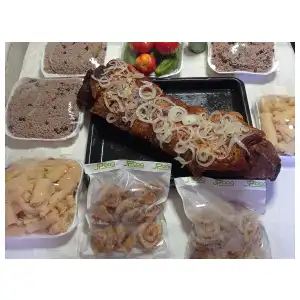 Lomo asado de cerdo con Piña o encebollado (Oferta para 15 comensales) miniatura 2